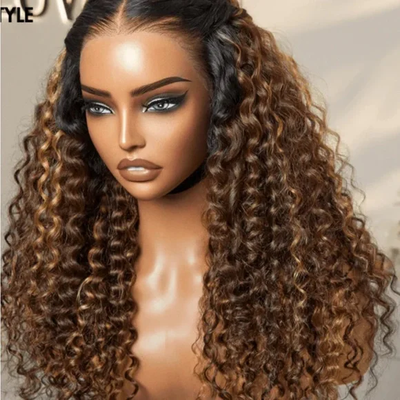 18” Pre-Max 2.0 Wig/Nature Max Highlights Color/Deep Wave/Glueless 13x6 Frontal🔥 - Picture 9 of 16